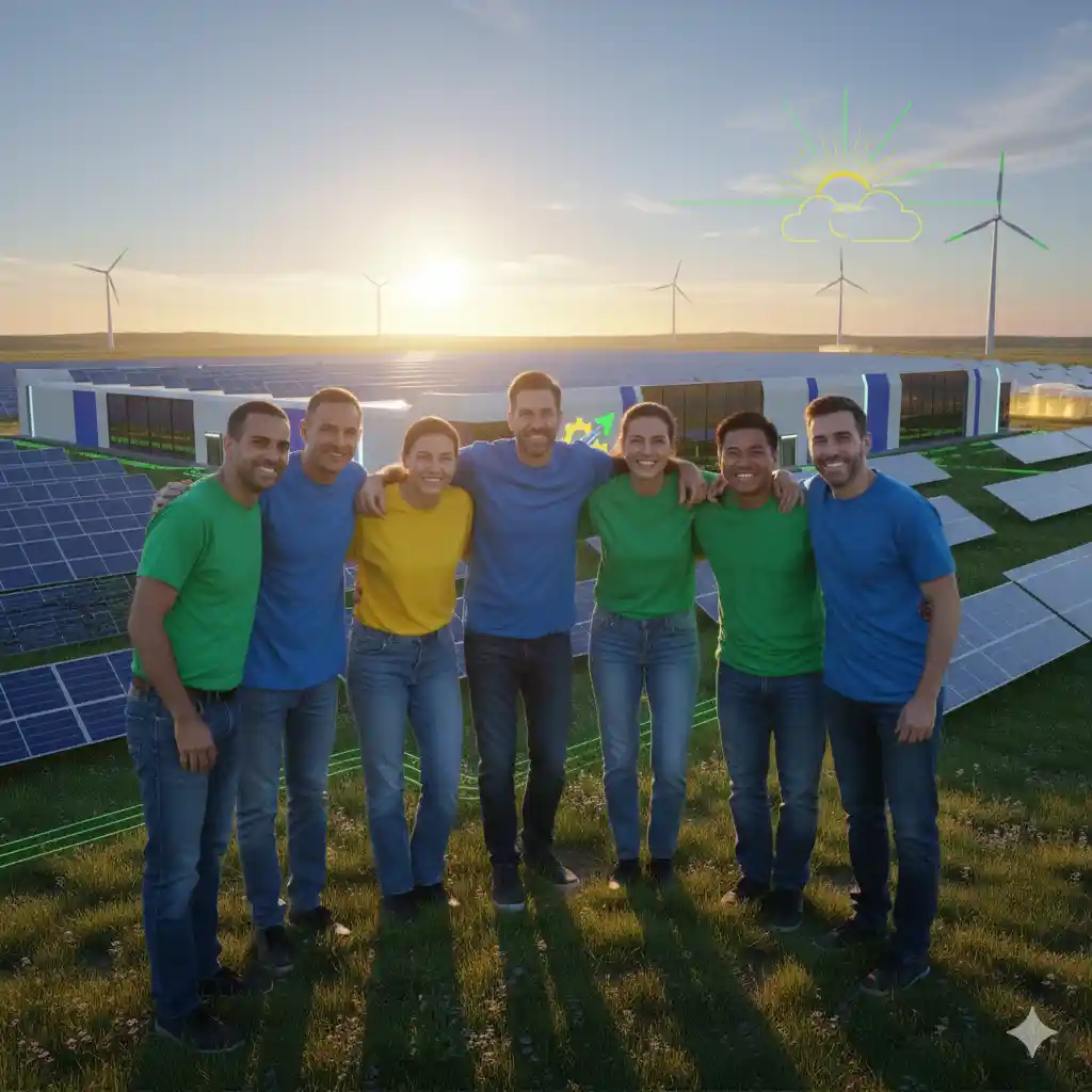 Equipe SolPrime Energia Solar em ação